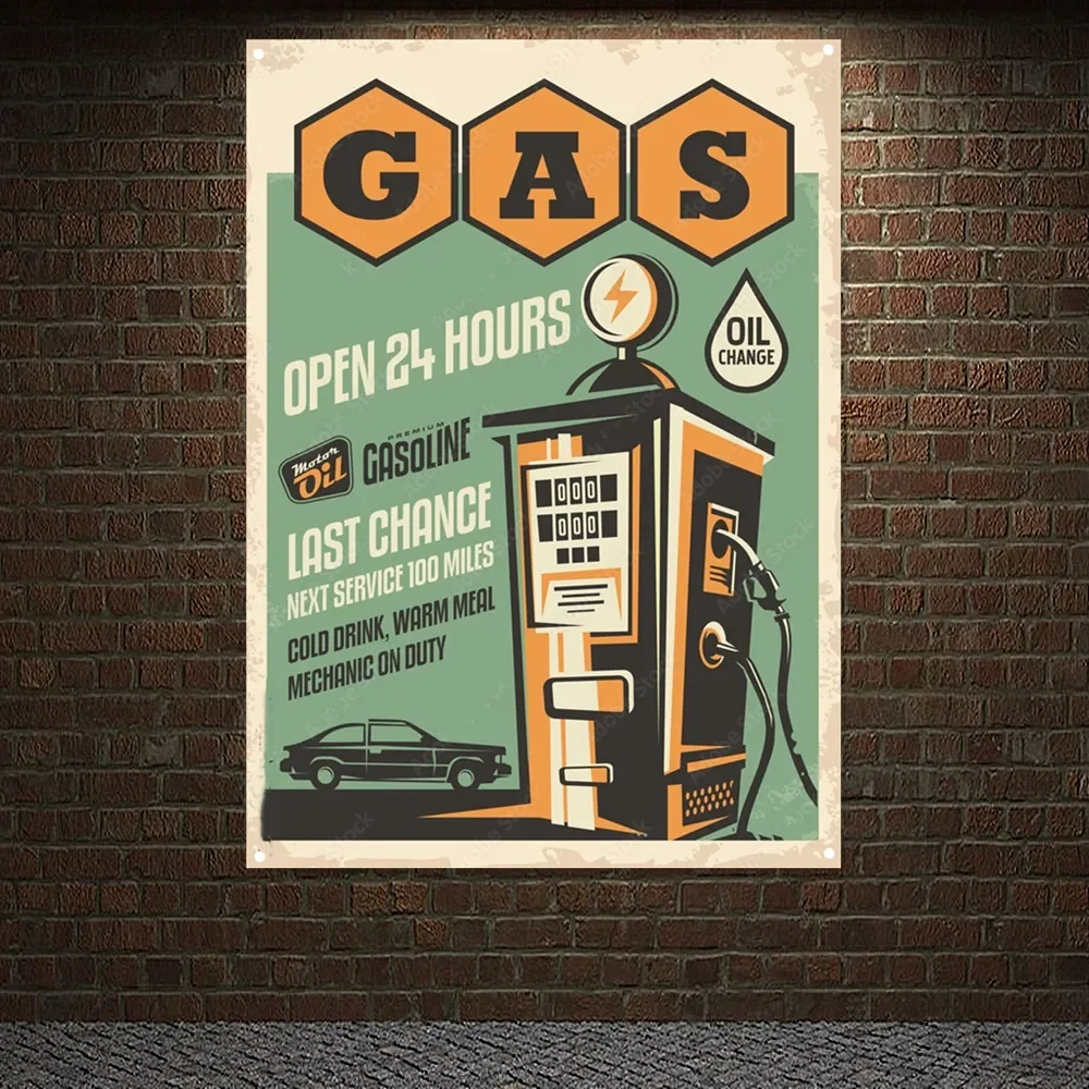 Auto Repair Shop Banners - Stazione di servizio APERTO 24 ore