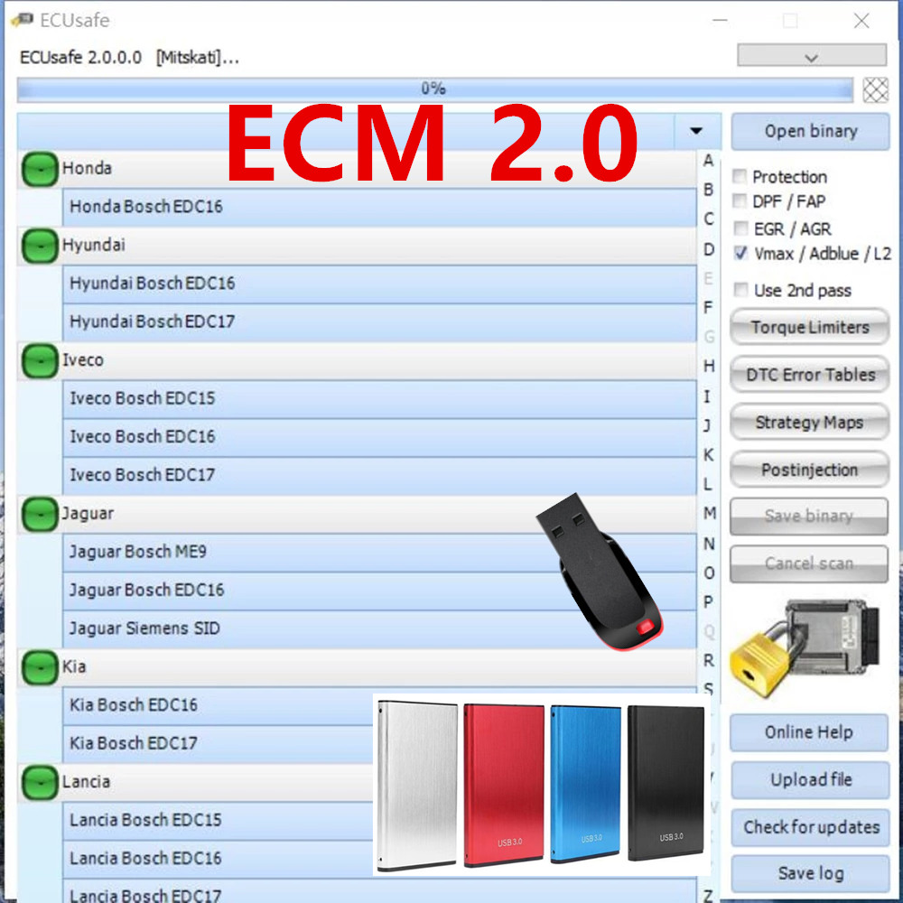 Auto Repair Shop Diagnostics - 2025 Vendita calda ECUSafe 2.0 ECU